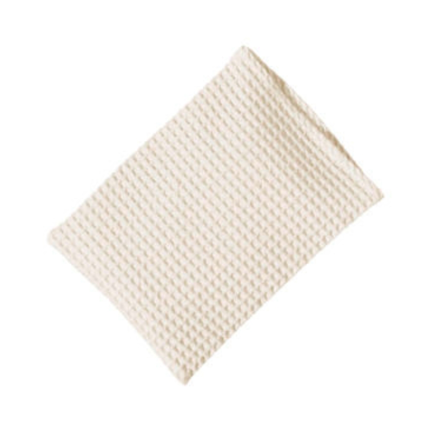 WASH GLOVE WAFFLE PIQUE NATURAL